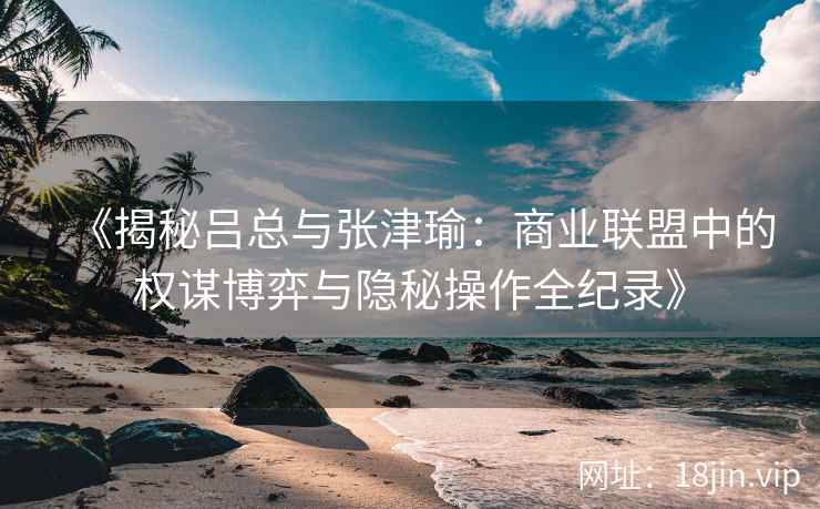 《揭秘吕总与张津瑜：商业联盟中的权谋博弈与隐秘操作全纪录》